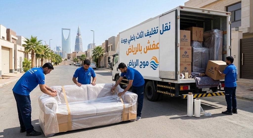 عمالة فنية محترفة تقوم بتركيب الأثاث بعد النقل