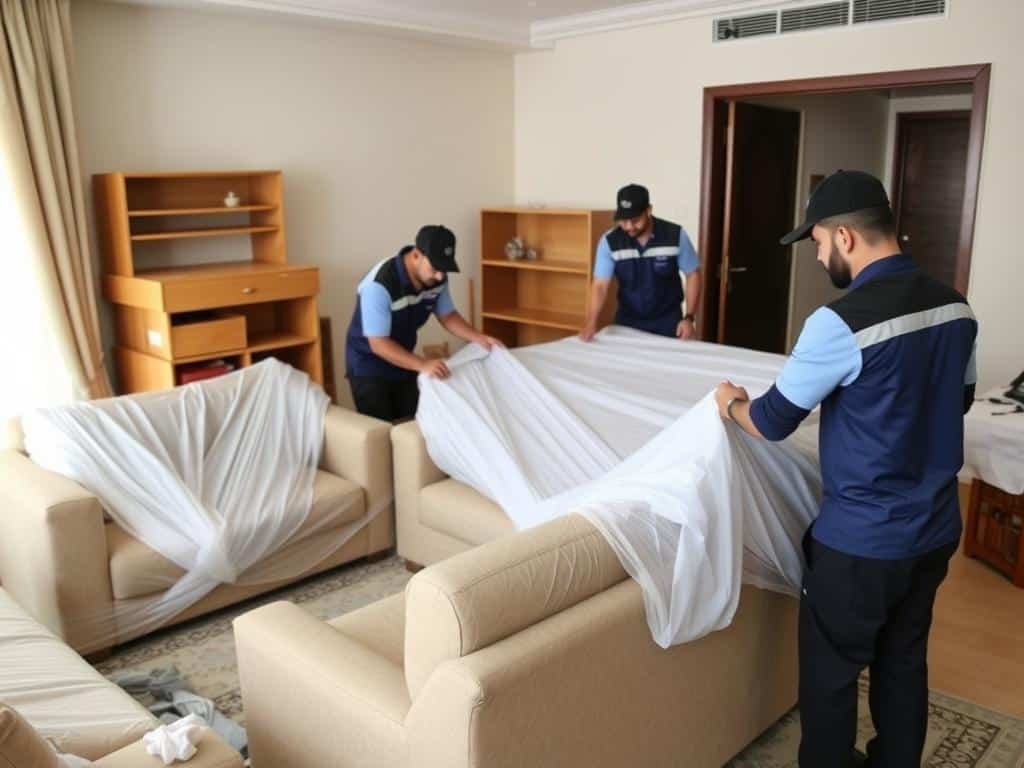 نقل عفش في الرياض خدمة تغليف احترافية